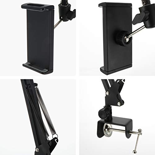 Hemobllo Suporte dobrável de celular para tablet, suporte de telefone, suporte preguiçoso, braço art