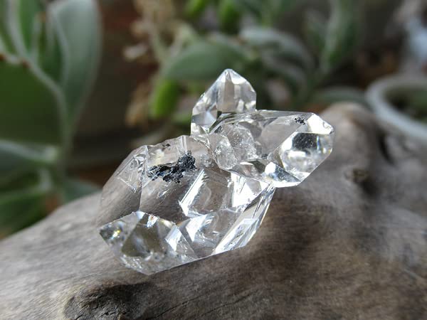 Amazon.co.jp: ハーキマーダイヤモンド 連結結晶 群晶 クラスター 水晶