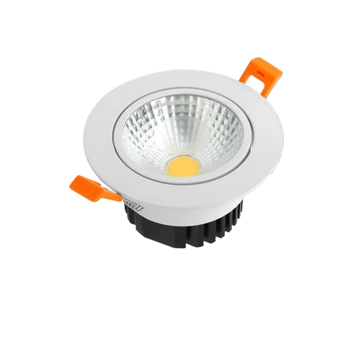 Możliwość przyciemniania LED typu Downlight AC 110V 220V reflektor 6/9/12/15W oprawy wpuszczane sufitowe COB ciepły biały/naturalny biały/biała łazienka