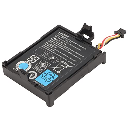 ciciglow Batteria T40JJ 70K80, per PERC Raid H710 H730 H810 H830 3,7 V 1,8 Wh 500 mAh Batteria Controller Raid Ampiamente Compatibile Installazione e Utilizzo