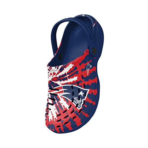 Image of FOCO Mens NFL Team Logo Tie-dye Garden Water Sandals Shoes Slipper Clogs with Strap