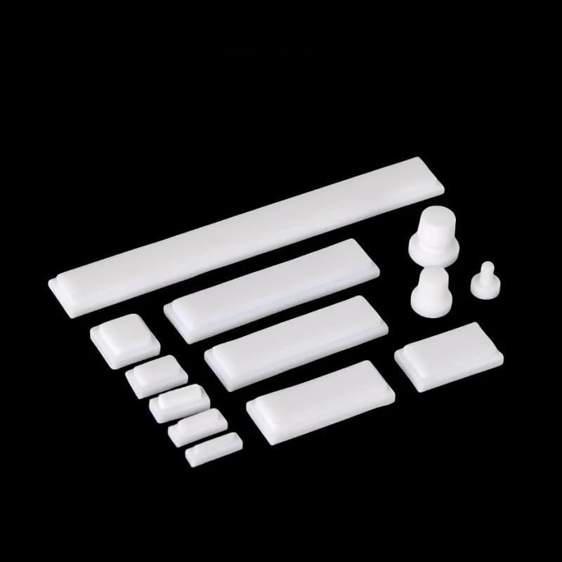 10pcs Cuvette PTFE Cover, Suitable For Light Path From 1mm To 10mm, Absorption Cells Cover, PTFE Cap, For Cuvette(Rectangle 2 mm)