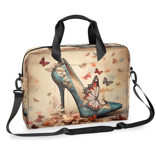 Bolso para Laptop 15.6-16 pulgadas estilo retro con asas miniatura 1