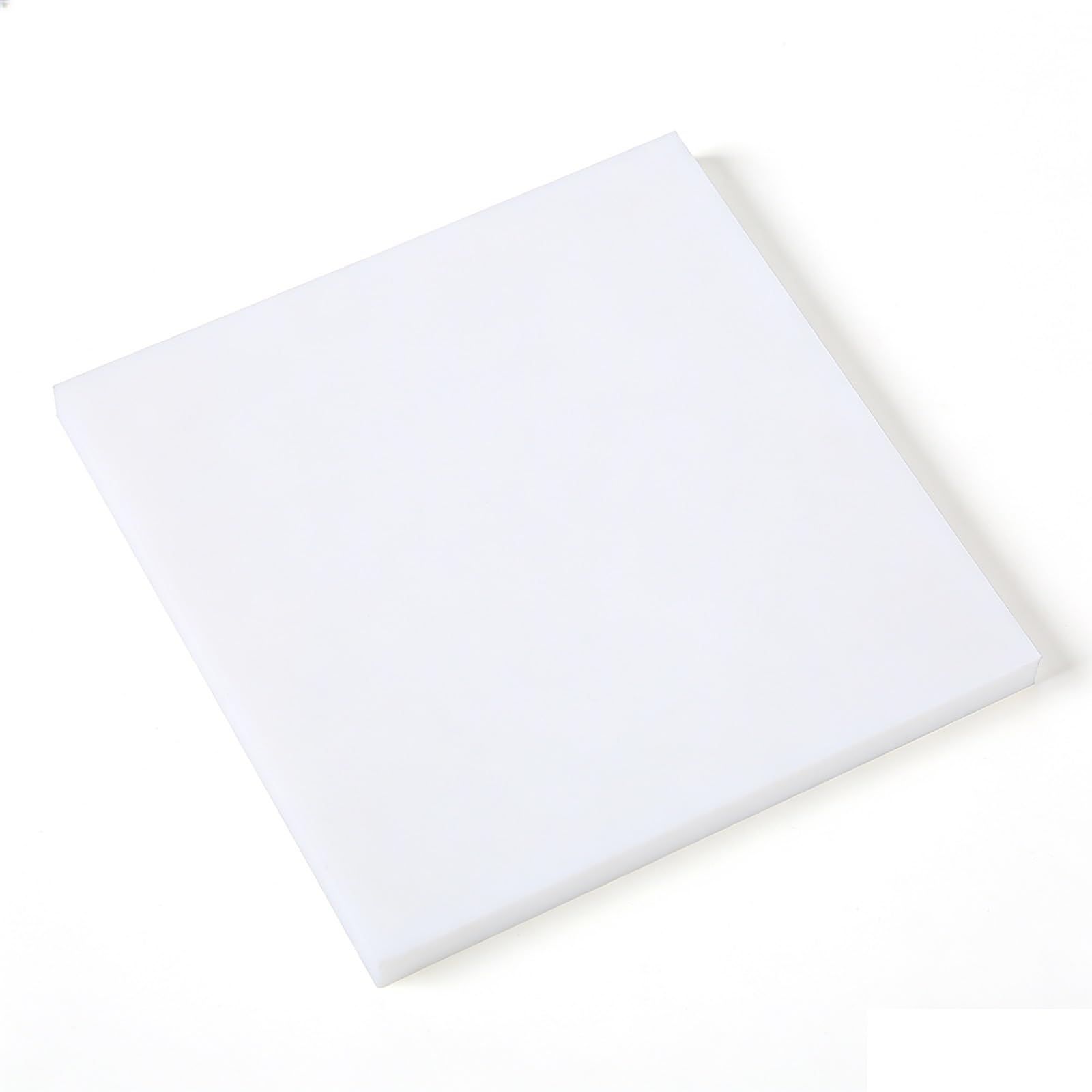 2 Szt. Arkusz PTFE 100mmx100mm Płyta Teflon Grubość 0.5mm-30mmBiała Plastikowa Nieprzywierająca Wysoka Temperatura Odporność Chemiczna Do Uszczelki Izolacja Przemysłowe Projekty DIY(100x100x30mm)