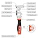 Bates- Paint Scraper, 16 in 1 Painters Tool, Paint Scrapers for Wood, Painters Tool, Painters Knife, Paint Scraper for Painting, Putty Knife, Putty Scraper, Hammer End, Screw Bits Inside