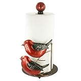 Picture of Christmas Paper Towel Holder Red Paper Towel Holder Red Kitchen Decor Winter Paper Towel Holders Countertop Cardinal Decor for Christmas Valentine Mother Day
