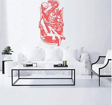 Basketball Wandtattoo Sport Zitate Fitnessstudio Spruche Jugend Schriftzug Basketball Vinyl Aufkleber Dekorative Plakat Kunst Wandbild Benutzerdefinierte 42x72cm Amazon De Baumarkt