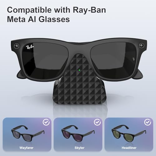Cargador para RayBan Meta compatible con Skyler y base de carga para gafas inteligentes 2