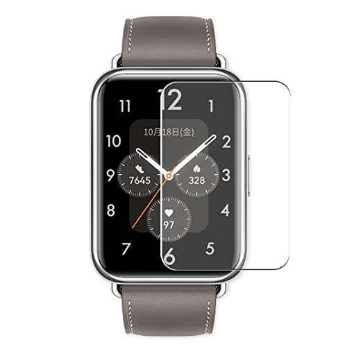 Puccy 3 Pack Screen Protector, compatible with HUAWEI WATCH FIT 2 TPU Film Guard （ Not Tempered Glass Protectors）