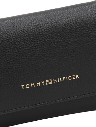 Tommy Hilfiger TH LOGOTAPE TRIFOLD Kadın Cüzdan, Siyah, Tek Beden - Görsel 3
