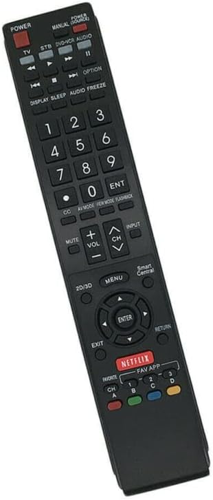 Replacement Remote Control Replace for TV/Audio/Projector for Sharp LC-52D92U LC-52E77U LC-52E77UN AQUOS LCD LED TV