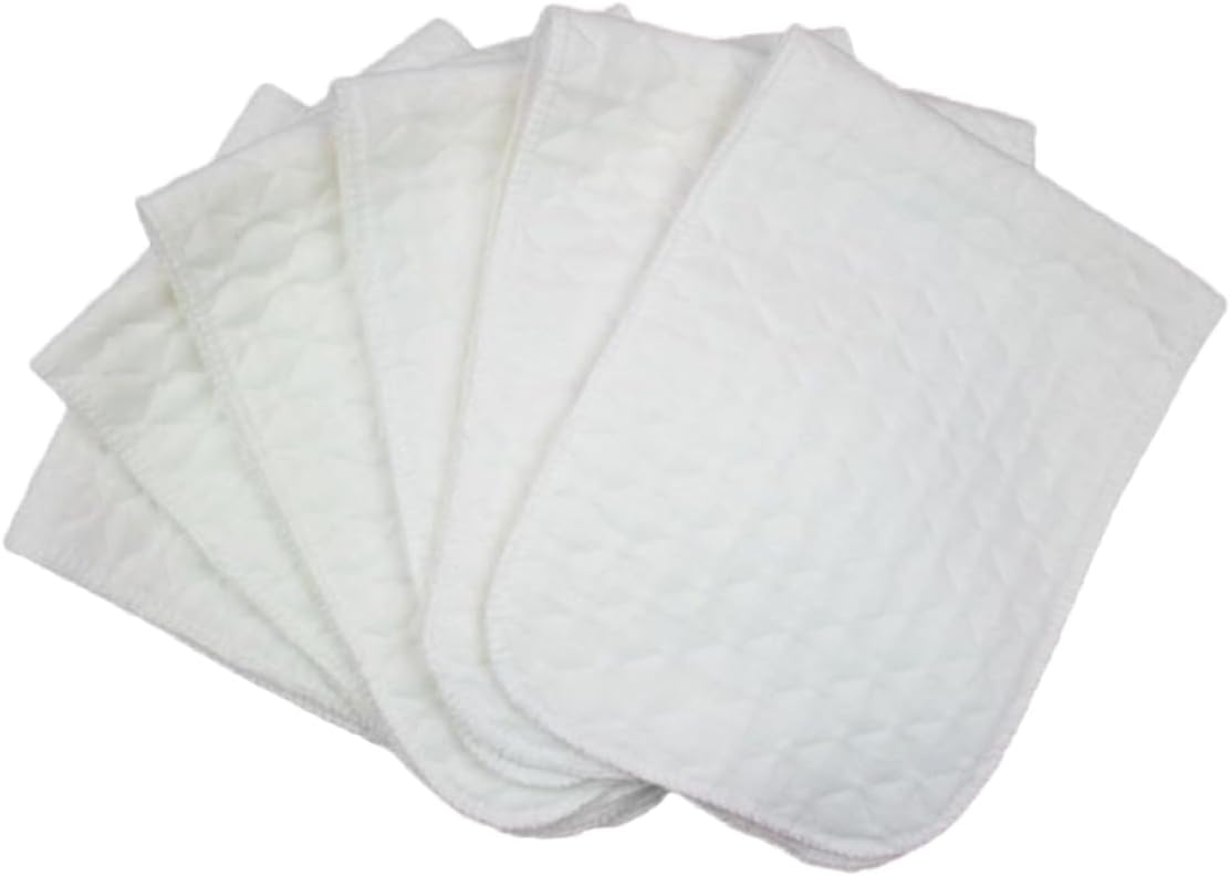 HANABASS 10pcs Boy Girl Cotton Diaper Diaper Change Pad Eco-Friendly Cotton Pads