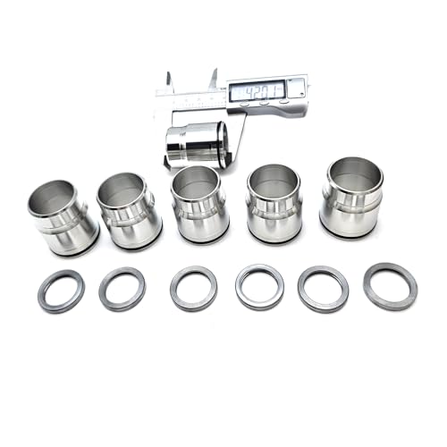 shsiyayh 6PCS 3686961 3686883 3687210 Injector Sleeve Kit Cup Tube with Seal Compatible with Cummins ISX ISX15 QSX15 X15 Engine