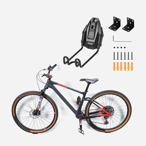 Soporte para bicicletas de garaje y pasillos estrechos con anclaje vertical 3