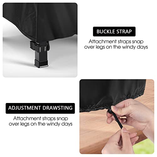 Jungda 55 Inch Outdoor Furniture Cover For Keter Unity Xl Portable Table, Waterproof Patio Table Covers,With Air-Vent Dustproof Anti-Uv All Weather Protection #TOP2