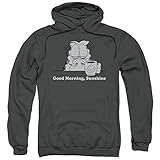 Garfield Good Morning Sunshine Unisex Adult Pull-Over Hoodie for Men and Women, 2X-Large Charcoal