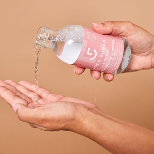 Good Human Salicylic Acid Toner 200ml with Hyaluronic Acid Rose Water and Aloe pH Balancing Pore Minimizing Hydrating Soothing Facial Toner for Oily Acne Prone Sensitive Skin 2% BHA Formula