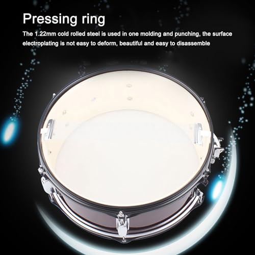 Tambor Snare de Acero Inoxidable 14 Pulgadas con Accesorios miniatura 5