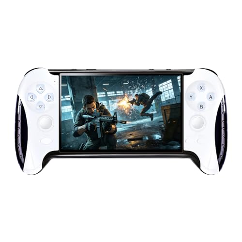 TAQY Console de jeu portable de 10,9 cm 4800 rétro avec émulateurs multiples, fonction de sauvegarde pour enfants/amis, maison/extérieur/voyage