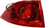 Evan-Fischer Tail Light Assembly Compatible with 2006-2011 Buick Lucerne Outer Driver Side