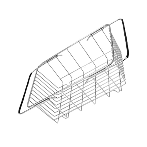 Alipis Escurridor De Platos Inoxidable Expandible Para Fregadero Lavabo Cesta De Almacenamiento