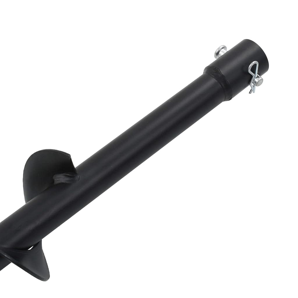 vidaXL Barrena Jardín Broca Espiral Acero Taladro Tierra Perforador Suelo Ahoyador Excavador Jardinería Herramienta Ahoyadora Plantar Sembrar 60 mm