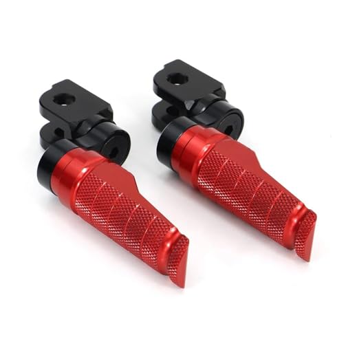 Repose-pieds réglables en aluminium anodisé rouge pour Suzuki GSX-R
