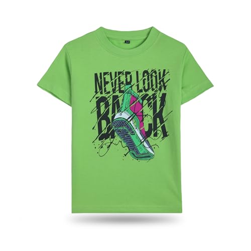 Image of T2F Boys Cotton Printed Regular Fit T-Shirt (Pack of 5)