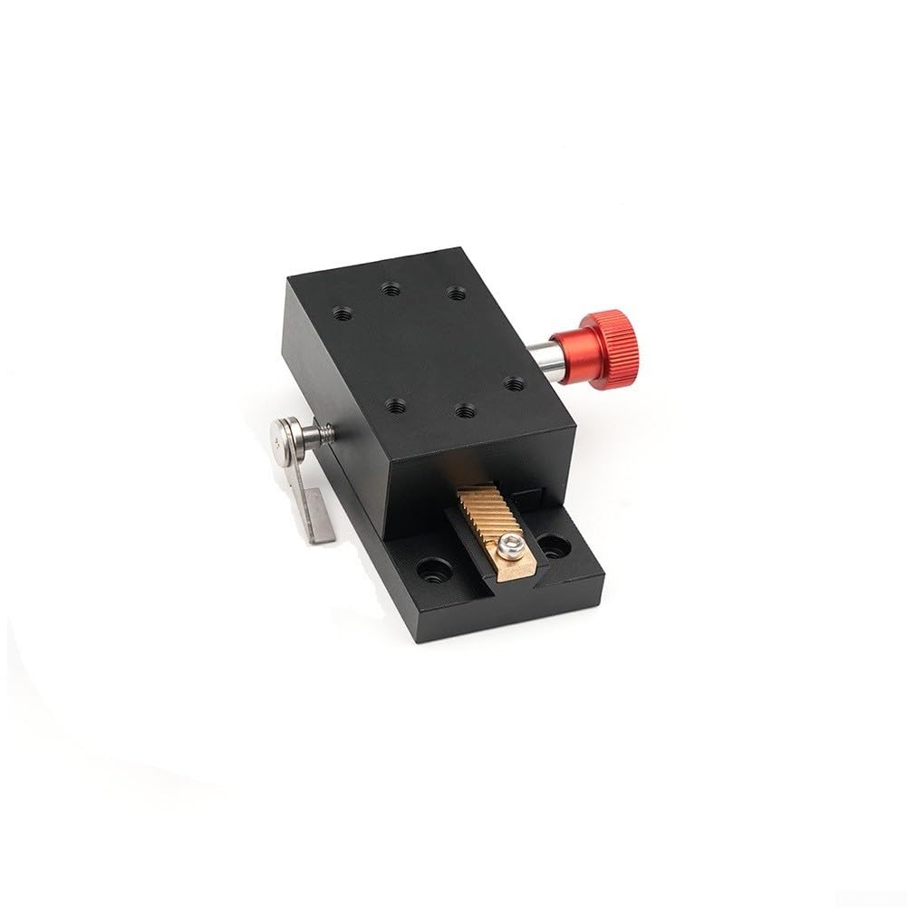 X-Achsen-Schwalbenschwanz-Schiene mit massivem Aluminium-Design, 40 mm und Messing-Schiebestruktur