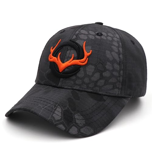 Image of Deer Hunting Camouflage Hats Embroidery Adjustable Fishing Baseball Cap