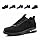 Loiston Chaussures de Sécurité Hommes Basket de Securite Femme Embout Acier Antidérapante Légère Coussin d'air Absorption Chaussures de Travail SM3-NoirNoir EU40