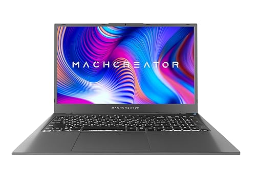 Image of Machcreator 17.3 inch Laptop, FHD 120Hz, Intel Processor, 16GB DDR5 RAM, 512GB SSD, Backlit KB, Large Touchpad, Numeric Keypad, HDMI, Webcam, Camera Shutter Switch, Wi-Fi, Windows 11 Home, Modern Grey