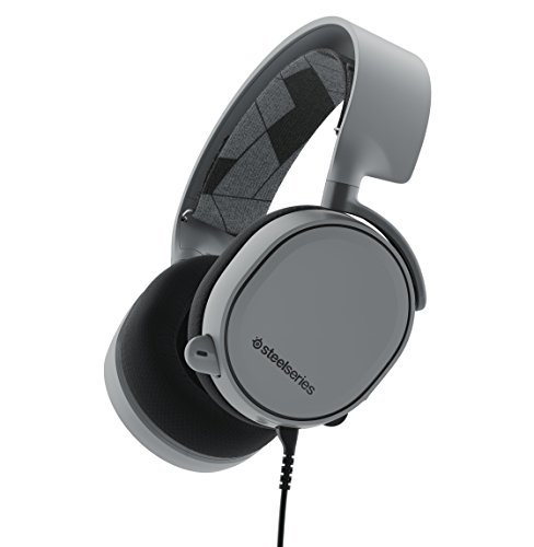Preisvergleich Produktbild SteelSeries Duftlampe Arctis 3 Binaural Stirnband Grau Kopfhörer Kopfhörer (Game Console + PC / Gaming, 7.1 Kanal, binaural, Haarband, grau, mit Kabellos / Kabelgebunden,)