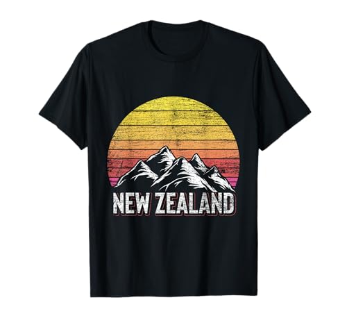 Backpacker Hiking Gift Sunset New Zealand T-Shirt