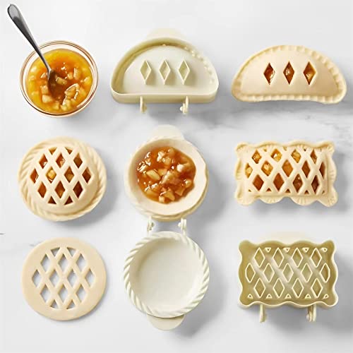 Classic Mini Hand Pie Molds, Set of 3 Dough Presser Fall Pocket Pie Molds, Mini Pie Cutter Dough Press Mold Tool for Baking, Pocket Pie Molds for Thanksgiving Halloween Christmas Cover