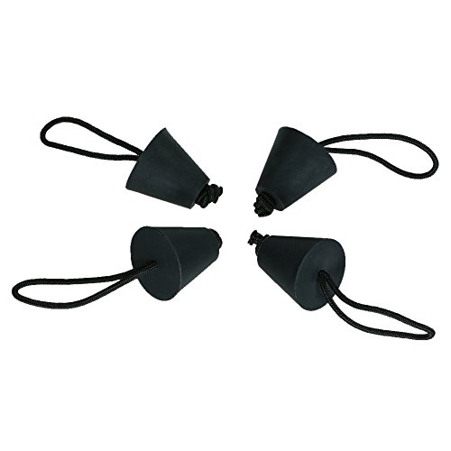 Lixada 4Pcs Best Universal Kayak Scupper Plug Kit Kayak Scupper Plug Kit Canoe Drain Holes Stopper Bung #TOP5