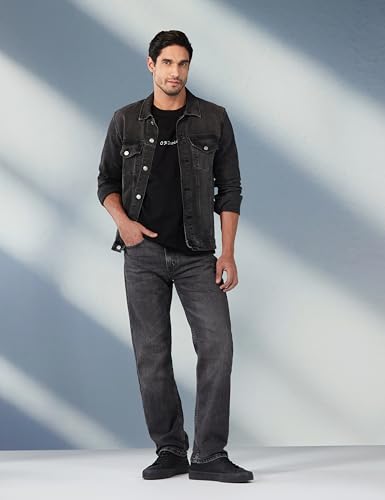 Image of Levi's Men's 505 Straight Fit Mid Rise Jeans