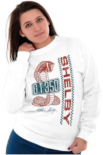 Brisco Brands Shelby Racing GT 350 License Plate Sweatshirt for Men or Women4