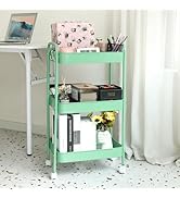 Amazon.co.jp: Ufriandzキッチンワゴンスチールラック 収納ワゴン