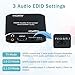 2026 Upgrade HDMI Audio Extractor Splitter, Convert 4K@30Hz HDMI to Optical S/PDIF Coaxial 3.5mm Aux Supports 3D Dolby Digital DTS for Speakers, Amplifier, Headphones Not Support ARC eARC or CEC