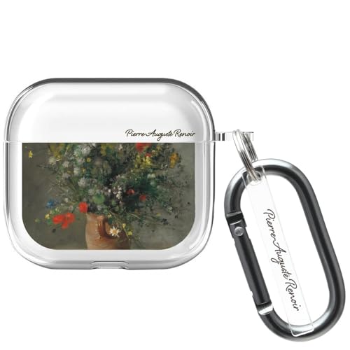 ONLYOU Airpods4 p P[X 킢  ؍ TPU \tgP[X G A[g CXg m[ Flowers in a Vase  NA GA|bh GA|bY CzJo[ CzP[X 킢 fB[X 