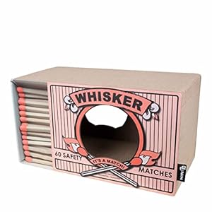 District 70 Whisker Katzenhaus Streichholzschachtel Rosa