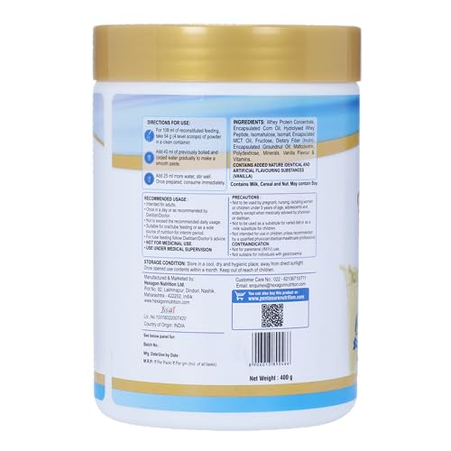 PENTASURE 2.0 High Protein High Calorie Vanilla flavour - Pack of 400gm - Image 5