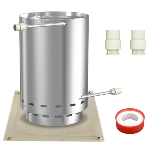 HENGMEI Pool Heizung Brennholz Poolheizung mit Feuer Poolofen...