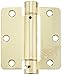 Deltana DSH35R43 Single Action Steel 3 1/2-Inch x 3 1/2-Inch x 1/4-Inch Spring Hinge