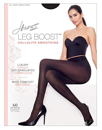 Image of Hanes Women's Leg Boost Cellulite Smoothing Tights
