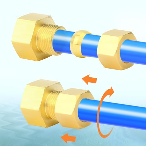 Conectores de tubo de compresión que eliminan las fugas de gas en tuberías de cobre 6