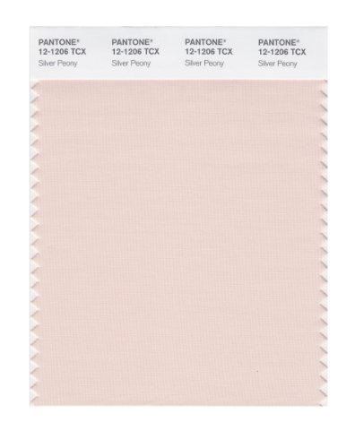 PANTONE Smart 12-1206X Color Swatch Card, Silver Peony