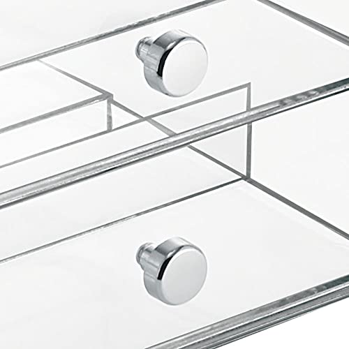 mDesign boite de stockage à lunettes – support à lunettes pratique – accessoire de rangement intelligent - Image 6