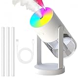 UEISODC Bedroom LED Humidifier, SPA Essential Oil Diffuser, USB Car Aromatherapy Diffuser, with Auto-Shutoff, Rotatable Design, Quiet Operation, Easy Filling, and Eco-Friendly Cleaning